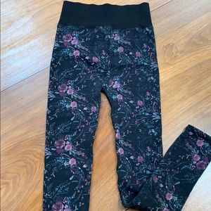 Anthropology Fleece lined leggings